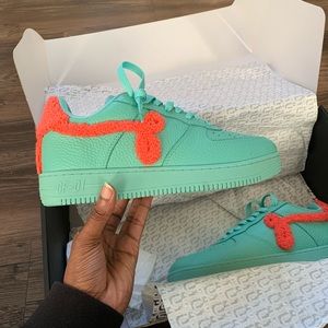 John Geiger GF-01 teal/ peach